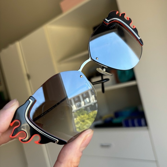 PRADA PR 59VS Flame Sunglasses - Ornate Collection - Picture 1 of 10